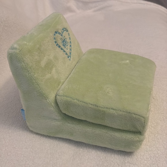 American Girl FOLD UP CHAIR II Green Velour Flip Couch Bed Seat Furniture - Picture 9 of 12